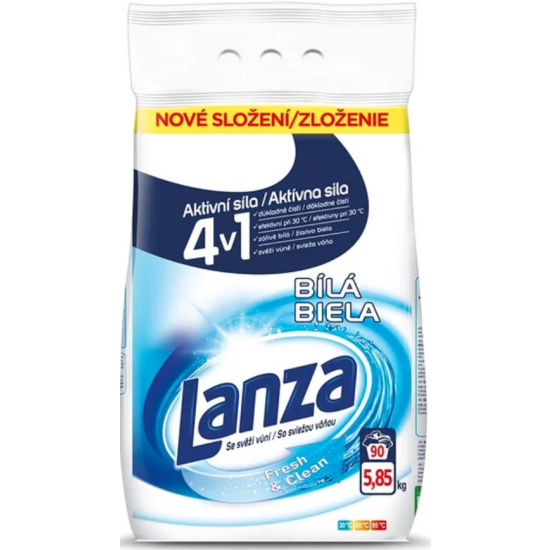 Lanza 90 dávek/6.3kg White | Prací prostředky - Prací prášky Lanza 90 dávek/6.3kg White | Prací prostředky - Prací prášky